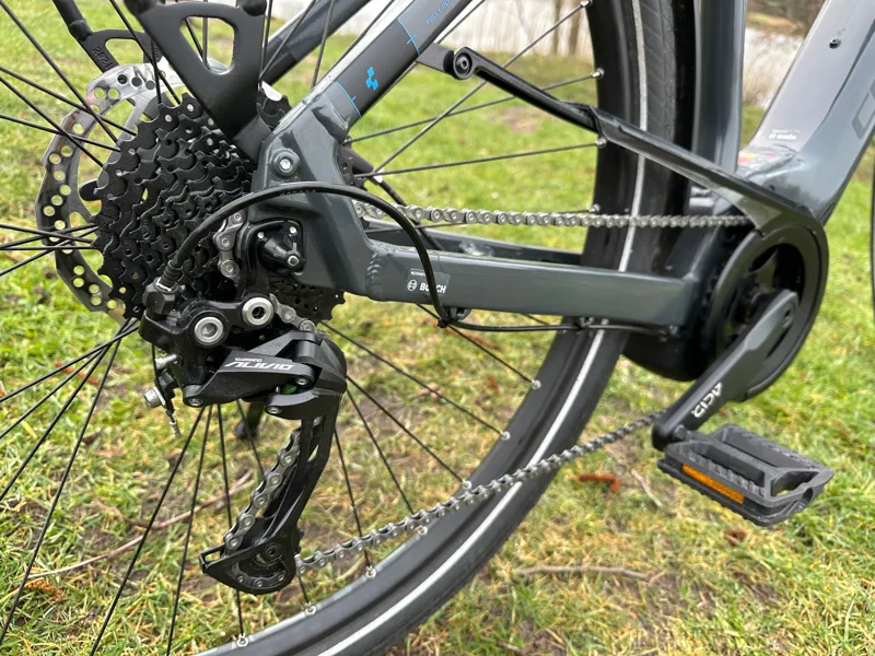 2ndHand Cube Touring Hybrid One 500 54cm Medium Electric Bike 2022 Grey/Blue-1